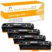 Toner H Party 4-Pack Compatible Toner Cartridge for Canon 046 CRG-046 046H Imageclass MF731Cdw MF733Cdw MF735Cdw Printer Ink (Black Cyan Yellow Magenta)