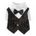 Retap Charming Dog Tuxedo Suit Bow Tie Wedding Party Puppy Costume Cat Clothes S-2XL