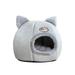 Pet Tent Cave Bed for CatsSmall Dogs Self-Warming 2-in-1 Cat Tent/ BedCat Hut with Removable Washable Cushion Comfortable Pet Sleeping Bed