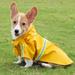 Prettyui S-5XL Pets Dog Raincoats For Dogs With Reflective Strip Hoodie Rain Poncho Jacket For Small Large Dogs Rain Coat Waterproof Jack