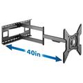 Mount-It! 40 Long Extension Full-Motion TV Wall Mount Fits 32 to 60 TVs 40 Long Extension Capacity 110 lbs.
