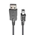 AxcessAbles USB 2.0 Type-A Male to Type-B Male Connection Cable (5ft) | USB 2.0 A-Male to B-Male Data Cable | USB Cable for Audio Interfaces Microphone Controller | USB 2.0 High-Speed Cable (5ft)