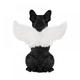 Sacredtree Pet Halloween Costume Cosplay Angel Devil Black White Wing for Dog Cat Rabbit Piggy - Funny Gift at Halloween Party Anime Theme Birthday Christmas