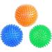 1.8/2.8â€� Spiky Squeaker Ball Dog Toy Cleans Teeth and Promotes Good Dental and Gum Health for Your Pet Blue/Orange/Green 3 /6 Packs