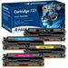 MICOTONER 131 131H Toner Cartridge Compatible for Canon 131 131H CRG131 for Canon imageClass MF624Cw MF8280Cw MF628Cw LBP7110Cw Printer Ink (Black Cyan Magenta Yellow 4-Pack)