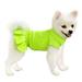 Topkins Dog Dress Dog Polo Dresses for Small Medium Dogs Girl Dog Sundress Dog Wedding Dress Dog Birthday Dress with Pleated Hem for Spring Summer Autumn (Green L)