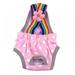 Alvage Pet Dog Cat Physiological Shorts Doggy Kitten Underwear Pants Diapers Strip Design Tighten Strap Sanitary Briefs Panties for Puppy Kitty