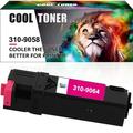 Cool Toner 1-Pack Compatible Toner for Dell 310-9058 Compatible with Dell Color Laser Printer1320 1320C 1320CN Replacement Printer Ink Magenta