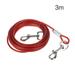 Dog Tie Out Cable 176 Pounds for Medium Large Dogs Camping Outdoors 32.8ft