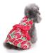 New Pet Outdoor Vest Clothes Cute Pet Print Bow Skirt Breathable Summer Sleeveless Shirt Comfortable Dog Shirt Breathable Dog