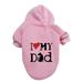 Dog Pet Pullover Winter Warm Hoodies Cute Puppy Sweatshirt Small Cat Dog Outfit Pet Apparel Clothes A5-Pink 9X-Large