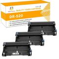 Toner H-Party Compatible Drum Unit for Brother DR-520 DR-620 for Use with HL-5240 5250DN 5250DNT 5280DW 5340D MFC-8460N 8660DN 8670DN DCP-8080DN 8060 8065DN 8085DN (Black 3-Pack)