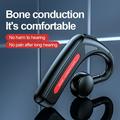 M-618 Bone Conduction Headphones Open-Ear Wireless Bone Conduction Bluetooth Headphones for Sport Fitness Black