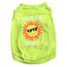 Cat Dog Breathable Printing Vest Puppy Shirt Cute Pet Apparel Dog Clothes for Small Dogs Soft Comfy Tshirt Green Small