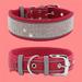 Shop Clearance! Comfort Pet Collar Rhinestone Adjustable Reflective Dog Collar Medium And Large Dogs Suede