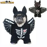 Pet Dog Costume Halloween Bat Wings Pet Costumes Pet Apparel for Small Dogs and Cats Cosplay Bat Costume