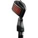 Heil Sound The Fin Retro-Styled Dynamic Cardioid Microphone Black Body & Red LED