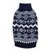Yuehao Christmas Sweaters for Dogs Pet Dog Two Feet Clothes Christmas Snowflake Pattern Pet Sweater Dog Sweaters for Small Dogs Blue