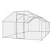 MAGIC UNION Large Metal Chicken Coop Backyard Hen House Outdoor Duck Cage with Waterproof Cover