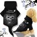 Halloween Pet Dog Clothes For Dog Christmas Costumes For Chihuahua Winter Dog Coat Pet Clothing For Small Dogs Cats Clothes Black Skeleton In Disguise