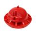 OUNONA 2pcs Automatic Chicken Drinker Duck Goose Automatic Water Feeder Drinking Water Poultry Drinking Water Bowl Farming Equipment(Red)