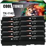 Cool Toner Compatible Toner for Kyocera TK1142 TK-1142 ECOSYS M2035dn M2535dn FS-1035MFP FS-1135MFP Printer (Black 10 Pack)