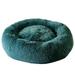 Home Soft Things Shaggy Pet Bed-Teal - 23 x 23 x 6