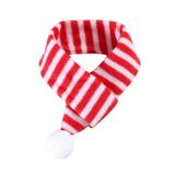 Pet Christmas Scarf Warm Striped Dog Winter Christmas Holiday Scarf for Dogs Cats Pets Xmas Costume Accessories