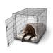 Snoozer Luxury Cozy Cave Crate Pet Bed with Forgiveness Foam and Microsuede Medium - Merlin Linen