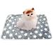 Walbest Pet Dog Puppy Blanket Pentagram Shape Print Puppy Blanket for Small Medium Large Pet Dog Cat Warm Soft Sleep Mat Puppy Kitten Soft Blanket Throw Doggy Warm Bed Mat (Blue Medium)