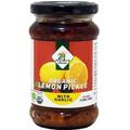 24 Mantra Organic Lemon Pickle with Garlic 10.58 oz bottle