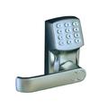 NetBolt Smart lock Keyless Door Lock/Latch with Handle/iPhone/Android/Keypad/Airbnb/HOA/Rental Property/Satin Nickel/Left-Hinged Doors Only