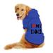 Dog Winter Warm Hoodies Pet Apparel Clothes Cute Puppy Sweatshirt Small Cat Dog Outfit Pet Pullover Blue 9X-Large