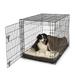 Snoozer Luxury Cozy Cave Crate Pet Bed with Forgiveness Foam and Microsuede Small - Dark Chocolate