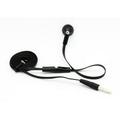 Flat Wired Headset MONO Handsfree Earphone Mic Single Earbud Headphone Earpiece [3.5mm] [Black] 7E for LG G Pad 8.0 8.3 F 8.0 X8.3 G5 G6 Stylo 3 V10 V20 - Motorola Droid Turbo 2