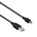 PwrON 5ft Black Mini USB Data Cable Replacement for Garmin StreetPilot c320 c330 c340 c510 GPS