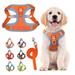 HANI Dog Harness- No Pull Step-in Small Dog Harness with Quick Release Buckle - Dog Harness for Small Dogs or Medium Dog Harness for Indoor and Outdoor Useï¼ŒReflective Easy Control Orange XL