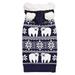 Zack & Zoey Acrylic Polar Bear Dog Sweater Blue Medium