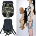 Zhaomeidaxi Pet Carrier Camouflage Backpack Adjustable Pet Front Cat Dog Carrier Backpack Travel Bag Legs Out Easy-Fit for Traveling Hiking Camping for Small Medium Dogs Cats Puppies