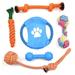Pet Dog Puppy Knot Chew Rope Knot Toys Clean Teeth Durable Braided Bone Rope Pet Molar Toy Pet Supplies Random Color(BM495)