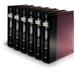 Bellagio-Italia DVD Storage Binders - 6 Pack Burgundy