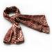 BRA-SCA01019-L Blancho Red & Ivory Distinctive Leopard Animal Print Fashion Soft Silk Scarf/Wrap/ShawlLarge