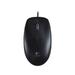 M100 Corded Optical Mouse USB 2.0 Left/Right Hand Use Black