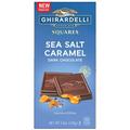 Ghirardelli Bar Dark Chocolate & Sea Salt Caramel 4.8oz Pack of 2