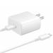 OEM Samsung Galaxy S8 S9 S10 LG G5 G6 G7 ThinQ One Fit Adaptive Fast Charger USB-C 3.1 Type-C Cable Kit Fast Charging USB Wall Charger AC Home Power Adapter [1 Wall Charger + 3ft Type-C Cable]