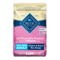 Blue Buffalo Life Protection Formula Small Breed Chicken and Brown Rice Dry Dog Food for Adult Dogs Whole Grain 5 lb. Bag