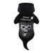 Mortilo Cat And Dog Halloween Costume Black Mesh Skull Costume Pet Dress Up Black M