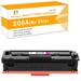 Toner H-Party Compatible Toner Cartridge Without Chip for HP 206A W2113A Color Laserjet Pro MFP M283FDW M255DW M283CDW M283 M255 Printer Ink(Magenta 1-Pack)