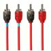T-Spec V6R174-10 RCA v6 Series 4-Channel Audio Cable - 17 FT - 10 Pack