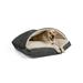 Snoozer Cozy Cave Rectangle Pet Bed Small Merlin Pewter Hooded Nesting Dog Bed